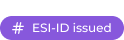 ESI-ID issued status tag